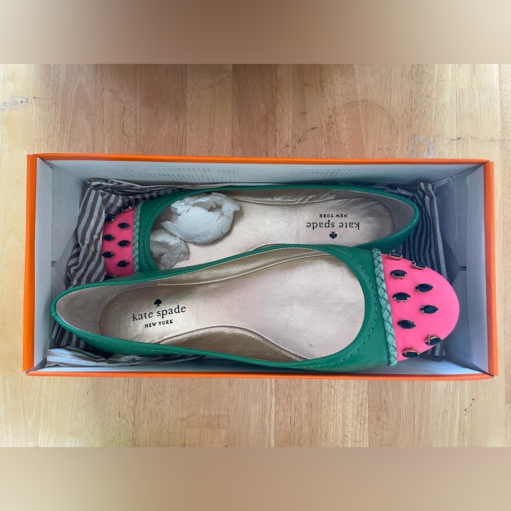 Kate Spade Watermelon Flats 🍉